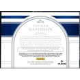 thumbnail image 2 of Tucker Davidson Rookie 2021 Panini National Treasures Signature Numbers #10, 2 of 2