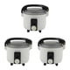 thumbnail image 1 of Tholdsy Toy House Supply Muebles de cocina Accesorio de cocina resistente al desgaste para el hogar Escuela Kindergarten Niños Padres Blanco Blanco 3piezas, 1 of 6