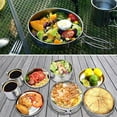 thumbnail image 3 of 8Pcs Camping Cookware Mess Kit Stainless Steel Outdoor Picnic Pot Cook Pan Set Foldable Handle Camping Utensils Pot Pan Cup Gear for Traveling Camping Beach, 3 of 4
