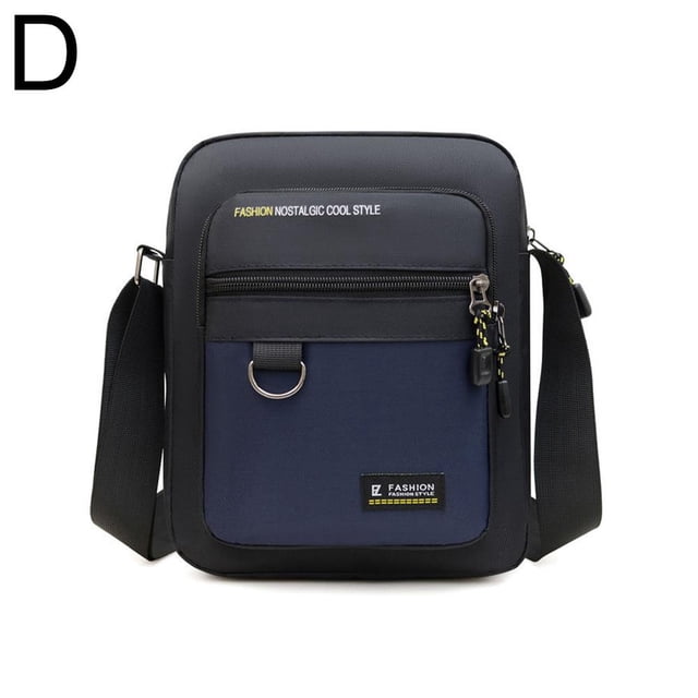 Bolso bandolera informal de moda para hombre, multicapa, impermeable, de tela Oxford, tipo cartera, bolso de hombro, 2025