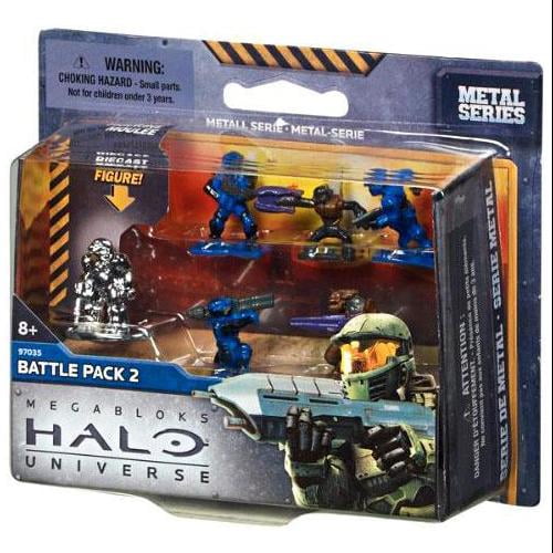 Halo Mega Bloks Set #CNG68 UNSC Spartan Protector with Mini SMG Figure 