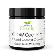 Clearly GLOW Coconut, Teeth Whitening Activated Charcoal Powder | Pure, Natural, Food Grade, Non GMO, Made in USA | 12 Months Supply