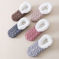 thumbnail image 2 of Women's Cozy Winter Slipper Socks, Thick Fuzzy Lining and Reliable Non-Slip Bottoms US 6 to 11, 2 of 6