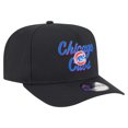 thumbnail image 3 of Men's New Era Black Chicago Cubs Chainstitch 9FIFTY A-Frame Snapback Hat, 3 of 5