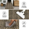thumbnail image 4 of Washable Area Rugs 5x7 Rug Modern Farmhouse Rugs for Living Room Non-Slip Soft Geometric Bedroom Rugs Low Pile Easy Cleaning Neutral Area Rug for Playroom Dining Room Entryway Dorm Light Brown, 4 of 8