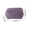 thumbnail image 3 of Steadline Bow Decor Nylon Storage Pouch,Zipper Small Accessory Organizer,Compact Carry Bag For Cosmetic Tools Jewelry Stationery Travel Sorting And Daily Sundry Arrangement(Purple), 3 of 7