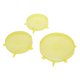 thumbnail image 4 of Juego de 3 tapas elásticas útiles reutilizables para envoltura de Amarillo-l Sunnimix Tapas elásticas de silicona, 4 of 8