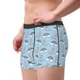 thumbnail image 3 of Bingfone Rainbow Dinosaur Men's Underwear - Casual Stretch Boxer Briefs-Medium, 3 of 7