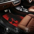 thumbnail image 6 of Zufioo Minimalist Skull Red Print Car Floor Mats Four-piece Set, Car Interior Accessories - Corrosion-resistant, Non-Slip, Suitable for Cars, Trucks, Vans, 6 of 7