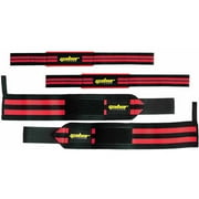 Gabor Fitness Heavy-Duty Weight-Lifting Wrist Wraps and Straps Combo Package