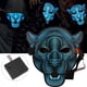 thumbnail image 4 of Máscara de Control de voz para disfraz de Cosplay de animales con luz LED, máscara navideña para Festival de Halloween, 4 of 12