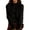 Black, variant on Women’s Cardigans Casual Loose Button Up Long Sleeve Crewneck Knit Cardigan Sweaters Open Front Outerwear Coats Black 2XL