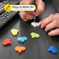 thumbnail image 3 of Wrap-It Storage Cable Labels (48 Pack) - Write-On Cord Identification Tags, Cable Tags and Wire Labels for Cords and Electronics - Oval Multi-Color, 3 of 10