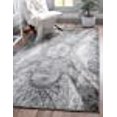 thumbnail image 3 of Unique Loom 3137721 9 x 12 ft. Albert Sofia Rectangular Rug, Dark Gray, 3 of 10