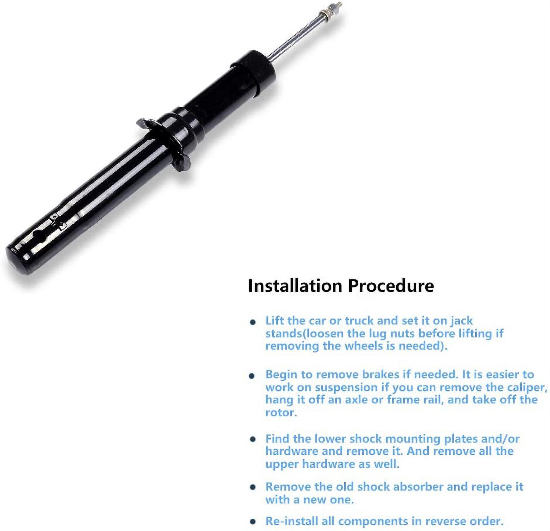Shocks Struts,ECCPP Front Rear Shock Strut Absorbers Kits Compatible with 2010 2011 2012 for Ford Fusion for Lincoln MKZ,2010 2011 for Mercury Milan 344363 5784 340038 340039 72596