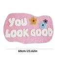 thumbnail image 4 of TIELUTT 1PC Valentine's Day Front Door Mat Soft and Non with Encouraging Words Easy To Clean and Use Area Rug Work Blanket Warm Lightweight Blanket Sofa Throw Blankets Soft Blanket Throw, 4 of 7