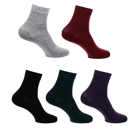 

5 Pairs Women Girls Silicone Gel Lining Socks Anti Cracking Cotton Socks
