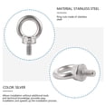 thumbnail image 4 of Mobutofu 5Set Eye Nuts Stainless Steel Lifting Eye Nut Silver Disassembling Steel Chains, 4 of 4