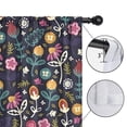 thumbnail image 4 of Blackout Kids Curtains,Pioneer Flower Floral Print Pattern Childrens Insulated Curtains Set Of 2,Bedroom Essentials,Toddler Room Decor 42"x54", 4 of 5