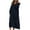 Navy, variant on IROINNID Maxi Dress for Women Strapless V-Neck Shift Dress Winter V-Neck Long Sleeve Button Long Dress ,Burgundy