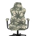 thumbnail image 3 of Whosucclay Green Camo Print Gaming Chair Covers, with Armrest Cover Computer Chairs Slipcovers Stretchable Elastic Machine Washable Gaming Chair Seat Cover with Zipper, 3 of 8