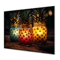 thumbnail image 2 of Designart "Island Oasis Cocktails Vibrant Delight" Cocktails Metal Wall Art, Orange Metal Wall Decor, Traditional Metal Art Decor For Living Room - 20x12 Inch, 2 of 6