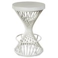 thumbnail image 1 of Hillsdale Kanister Backless Non-Swivel Counter Stool - White, 1 of 5