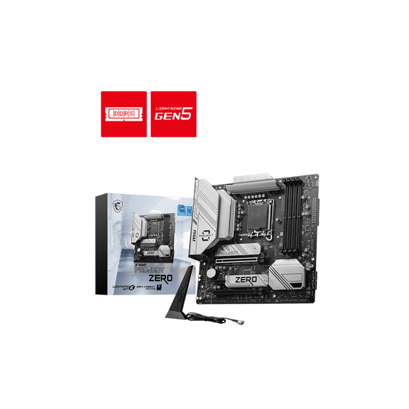 MSI Micro ATX Intel Motherboard, B760M PROJECT ZERO