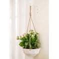 thumbnail image 3 of Soporte para plantas colgantes, colgador decorativo para comederos de pájaros, maceteros, linternas, campanillas de viento, decoración del hogar, interior y exterior, paquete de 2, color bla, 3 of 5