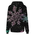 thumbnail image 7 of Women's Christmas Hoodies Oversized Sweatshirts Pullover Fashion Christmas Graphic Printed Sweaters Loose Long Sleeves Xmas Holiday Clothing Tops with Pocket, 7 of 7