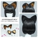 thumbnail image 5 of Diadema de pelo largo con orejas de lobo y gato, zorro, perro, disfraz de fiesta de Halloween para niñas, 5 of 5