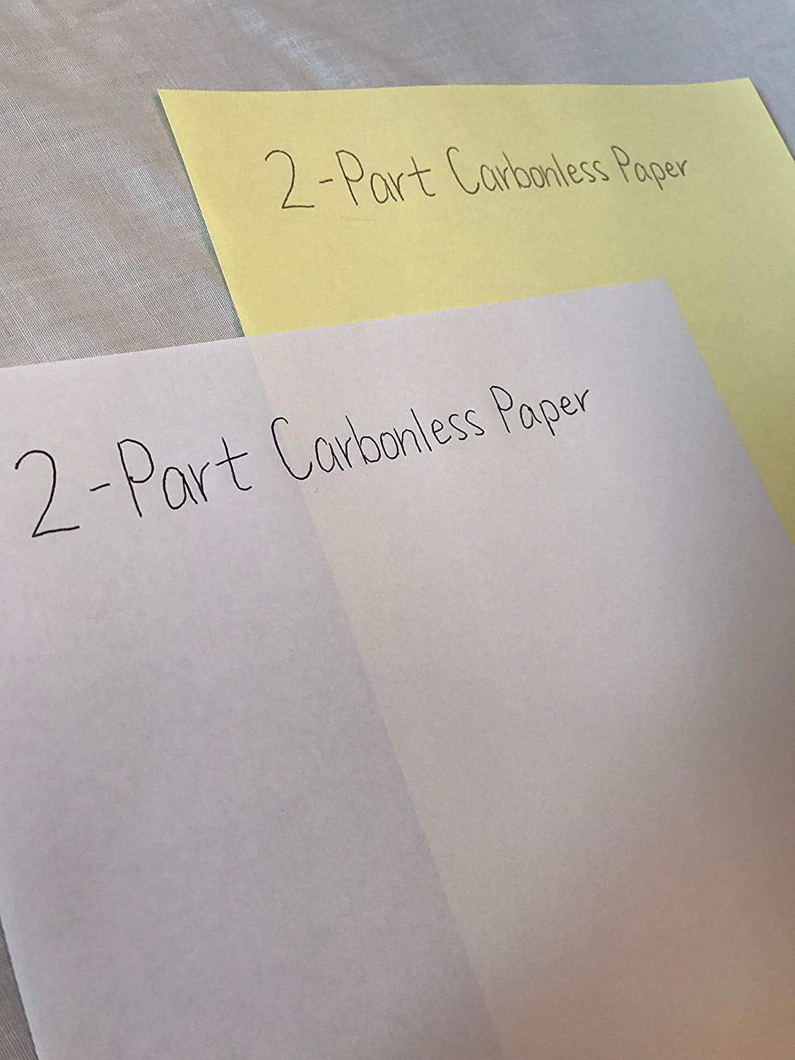 8-1/2 x 11" Laser Carbonless 2 Part Paper - Ream - Straight