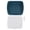 Peacock Blue, variant on M Buder Pet Dog Potty Tray Portable Mesh Puppy Training Pad Holder with Splash Wall Small Animal Toilet, Indoor Outdoor Easy Clean Reusable Litter Box, 21.6x17.7 inches / 55x45 cm, Gray