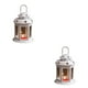 thumbnail image 2 of Candelabro de hierro Bewildely con forma de castillo hueco 2piezas Blanco, 2 of 6