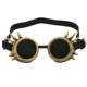 thumbnail image 1 of Gafas de estilo victoriano Steampunk con marco de Color cobre con diseño de brújula, Cosplay gótico de soldadura Steampunk, dos piezas XianweiShao 8390615100854, 1 of 2