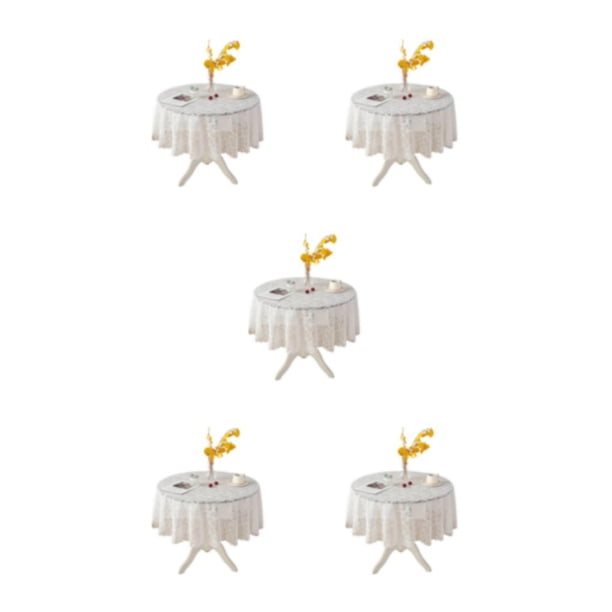 Wosthever Mantel elegante y fácil de limpiar con duradero y variedad de patrones, mantel de fácil , flor circular de 200cm Type2 NO2