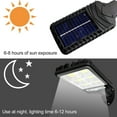 thumbnail image 6 of 2 Pack Solar Street Lights Outdoor Wireless Solar Security Wall Light Motion Sensor with 3 Lighting Modes for Porch Gutter Barn Garden Deck Fence Patio Path, 6 of 11