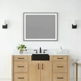 thumbnail image 5 of Genova 36” Rectangle Frameless Modern LED Bathroom Vanity Mirror, 5 of 11