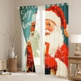 thumbnail image 3 of Feelyou Kids Santa Claus Curtains Pack of 2 (42x84 Each), Dreamy Fairy Tale Curtains Blackout, Christmas Gifts Bedroom Curtains, Window Curtains Room Decor, 3 of 5
