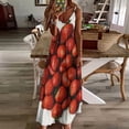 thumbnail image 4 of Lots of Little Strawberries Sleeveless Dress Dresses Women Summer Women's Summer Clothing, 4 of 9