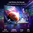 thumbnail image 2 of Sceptre IPS 24'' Gaming Monitor 165Hz 144Hz Full HD (1920 x 1080) FreeSync Eye Care FPS RTS DisplayPort HDMI Build-in Speakers, Negro máquina 2020 (E248B-FPT168), 2 of 5