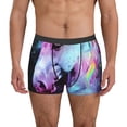 thumbnail image 2 of Bingfone Rainbow Spotted White Horse Men's Underwear - Casual Stretch Boxer Briefs-X-Large, 2 of 7