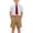 White, variant on BXJX Boys Outfit Sets 2 Piece Size 10-12 T, School Uniform Collared Short Sleeve Cotton Kids Summer Clothing Sets Khaki