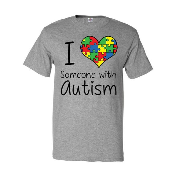 Inktastic I Heart Someone with Autism T-Shirt