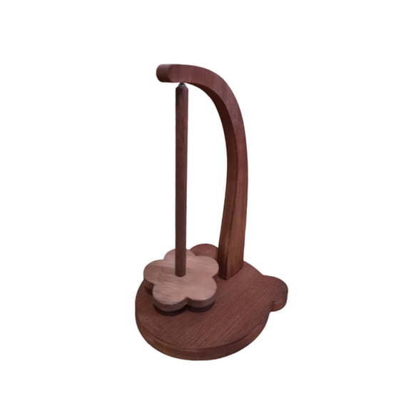 Solid Wood Yarn Stand for Home Crafting | Magnetic Turntable for Easy Yarn Management and Organization | Perfect for Knitting and Crocheting Enthusiasts