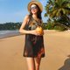 thumbnail image 3 of Balery Cool Flame Lion A Vestidos de verano para mujer con estampado: vestido holgado sin mangas, vestido playero informal y cómodo para días calurosos., 3 of 7