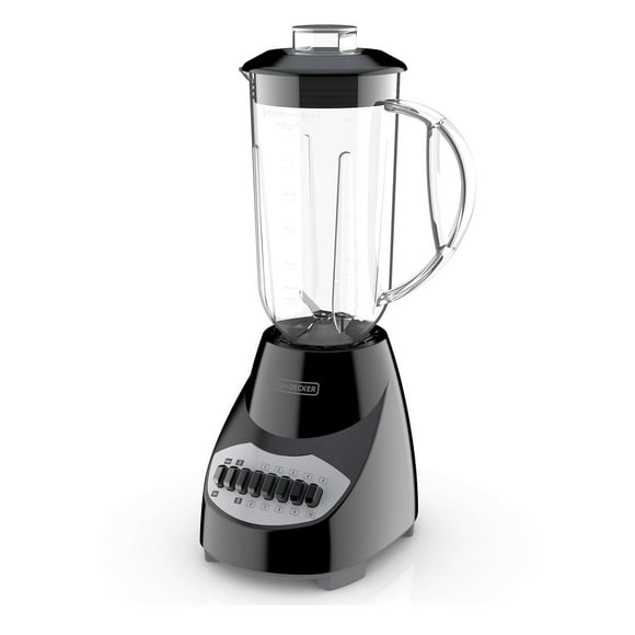 Black+Decker Triturador Maestro Licuadora de 10 Velocidades Negra (BL2010BP)