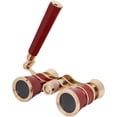 thumbnail image 1 of 1 Opera Glasses Binoculars, 3X25 Theater Glasses Telescope with Foldable Handle, Mini Lightweight Compact Binoculars for Concert Opera Theater Sightseeing Tour(Red), 1 of 5
