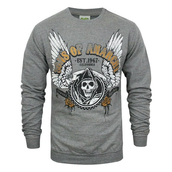Sons Of Anarchy Pull Homme en Laine Ailée