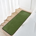 thumbnail image 6 of GZHJMY Dark Green Kitchen Rug,Christmas Antiskid Mat for Porch Floor Long Door Mat, Non-Slip Bedroom Bedside Mats - 39x20in Carpet Runner, 6 of 7